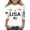 #A03-White, variant on Abcomgle Girls 4th Of July Shirts 2026 USA Flag Graphic Patriotic Tops 3/4 Sleeve Crewneck T Shirt Funny Independent Day T-Shirt,Navy,11-12Years
