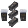 thumbnail image 2 of 5pcs Sharps Container Portable Needle And Syringe Disposal Container Travel Sharps Waste Disposal Bin With Split Lid For Home Use And Labs Black, 2 of 4