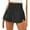Black, variant on iTNHFP Womens Shorts Dressy Casual Womens Running Quick Shorts Workout Elastic Athletic Yoga Pants Dry High Waist Pants