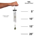 thumbnail image 4 of Woodstock Windchimes Woodstock Chakra Chimes Aventurine, Wind Chimes For Outside, Wind Chimes For Garden, Patio, and Outdoor Décor, 17"L, 4 of 7