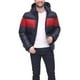thumbnail image 3 of Chaqueta Tommy Hilfiger Classic con capucha acolchada para hombre, azul marino y rojo, 3 of 5