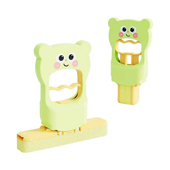 Portable Mini Foldable Desktop Sponge Mop | Wet & Dry Cleaning for Home & Car | Streak-Free for Kitchen Bathroom Glass Tile Laminate Floors | Compact 17x4cm Size | Includes 1 Mop