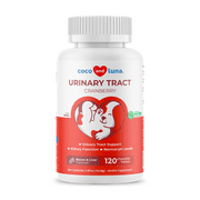 Coco and Luna Urinary Tract - Cranberry, Bladder Support, Dog UTI - 120 Tablets