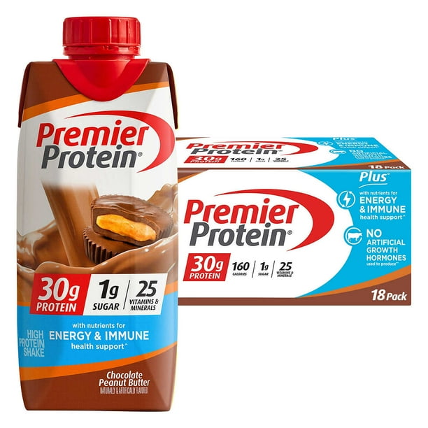 Premier 30G Protein Shakes plus Energy & Immune With 25 Vitamins ...