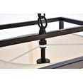 thumbnail image 3 of Elegant Lighting LD6005D16BK Pendentif 18 x 16 Po Collection Mirin Noir, 3 of 4