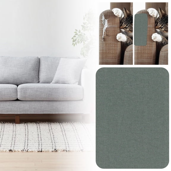 8x11 Inch Self Adhesive Linen Fabric Patch Quick Fix No Sew Repair Patch For Sofas Couches Furniture Bags Car Seats Home Decor Restoration