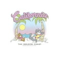 thumbnail image 2 of Men's Tom and Jerry California Vacation  Graphic Tee Cream Small, 2 of 4