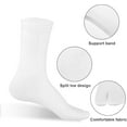 thumbnail image 4 of 6 Pairs Flip Flop Socks, Elastic Tabi Socks Cotton Split Two Toe Socks Non Slip Ankle Socks with Toes for Women Men, 4 of 8