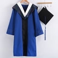 thumbnail image 5 of Happy date 1 Set Graduation Uniform Super Soft Wear Resistant Polyester Bachelor Hat Graduation Cloak Photography Props Set for College, 5 of 8