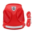 thumbnail image 1 of Yidarton New Pet Chest Strap Vest Dog Leash Reflective Breathable Mesh Dog Leash Pet Supplies Red L, 1 of 10
