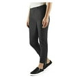 thumbnail image 2 of Kirkland Signature Ladies Ankle Length Travel Pant (Large, Black Heather), 2 of 3