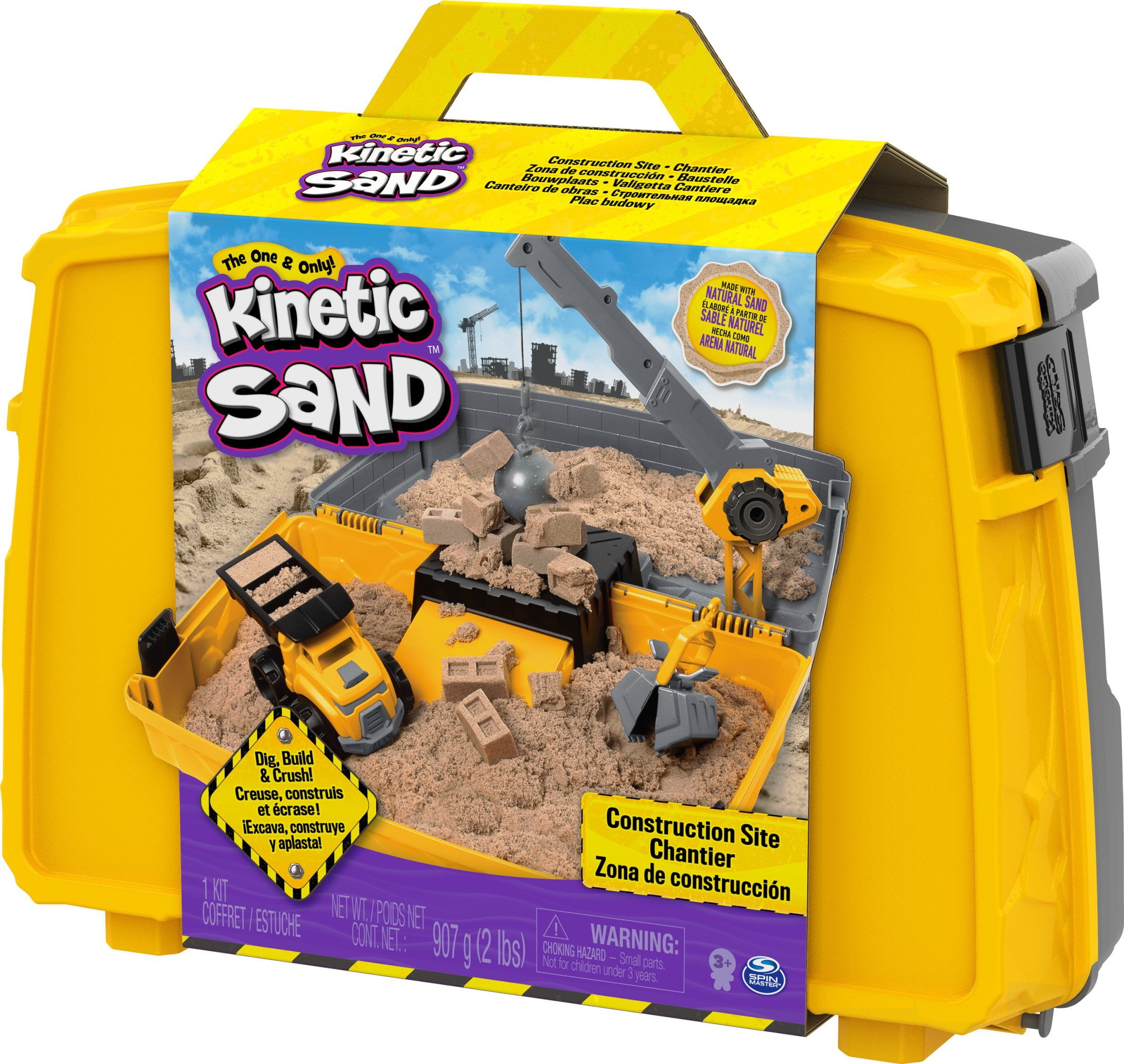 Kinetic Sand, Folding Sand Box with 2 Pounds of Kinetic Sand - The Sensory  Kids<sup>®</sup> Store