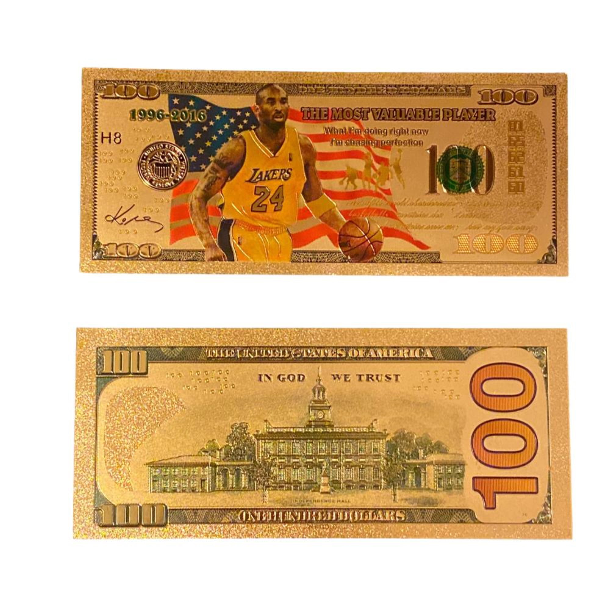 Rare $1 New Lakers Kobe Bryant $2 Dollar Bill Mint 