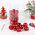 thumbnail image 5 of 20/24 bolas navideñas multicolores de 6/8/10 cm para decoración de árboles de Navidad, adornos navideños colgantes para Año Nuevo 2023, 5 of 5