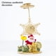 thumbnail image 5 of Cateissary Portavelas de Navidad, candelero para fiestas, comedor, restaurante, de Bar, centros de mesa, suministros de decoración Artesanía Nieve Cateissary HA074984-03, 5 of 6