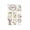A, variant on He is Risen Window Clings, 1 Sheet Religious Easter Window Stickers with Cross Dove Bunny Lamb Lily, Double Sided Static Easter Window Decorations for School Home Office Party Supplies