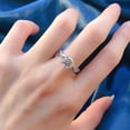 thumbnail image 6 of Xinyolin High-end Big Rhinestone Knuckle Ring - Twisted Sparkling Female Jewelry, 6 of 8