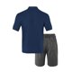 thumbnail image 3 of Blusa y camisa de manga corta con cuello vuelto para hombre, jersey con cremallera y solapa estampada, blusa de manga larga con cuello vuelto, blusa de poliéster para hombre, 3 of 3
