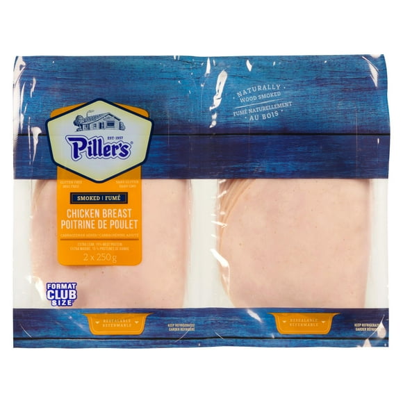 Piller’s® Smoked Chicken Breast Club Size $8, Smoked Chicken Breast