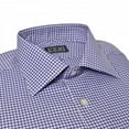 thumbnail image 3 of Ike by Ike Behar Men's Regular Fit Check Dress Shirt | Purple, 3 of 3