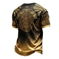 thumbnail image 3 of DXSCSE Men's Mexico Soccer Jersey, Ack Short Slztec Calendar Style Crew Neeeve Fans Mexico Shirt for Game Day, Casual Wear for Training Travel Navy 3XL, 3 of 7