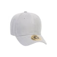 thumbnail image 3 of Adjustable Baseball Structured Cap Hat, Grey, 3 of 5