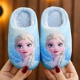 thumbnail image 1 of Zapatillas de algodón para niños de princesa elsa de disney, zapatillas antideslizantes cálidas para bebés de nieve y hielo para padres e hijos, 34-35 para 21,5 cm Gao Jinjia LED, 1 of 2