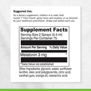 Little DaVinci Sleep Tight - Childrens Melatonin Spray - Citrus Flavor - 75 Servings - 30 ml