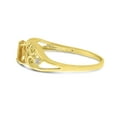 thumbnail image 4 of 14k Yellow Gold Oval Citrine And Diamond Ring, 4 of 6