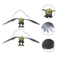 thumbnail image 4 of MasteelfCA 2 Pcs Jouet Modèle d'Aigle Émuation Outil Répulsif pour Oiseaux Chic Pendentif Noir, 4 of 7