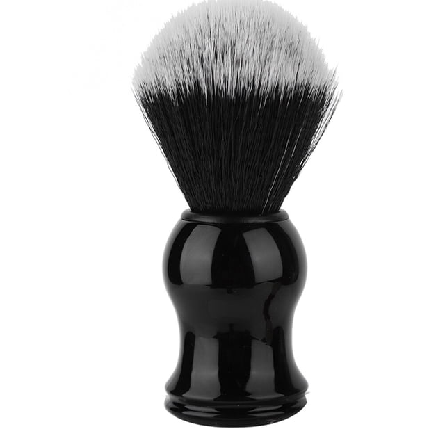 Cepillo de afeitar portátil para hombre, suave, con mango delicado, para barba, herramienta de peluquería n.° 02