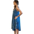 thumbnail image 2 of Riviera Sun Tie Dye Summer Dress - Beach Cover Up (Denim Umbrella Dress, X-large), 2 of 3