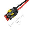 thumbnail image 6 of MUYI 5 Kit 2 Pin Way 16 AWG Waterproof Connector Wire 1.5mm Series Terminal Connector Black, 6 of 6