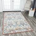 thumbnail image 2 of Alora Decor Lavine 8' x 10' Floral Natural/Rust/Blue Gray/Brown/Gold Area Rug, 2 of 5