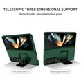 thumbnail image 4 of ELEHOLD Slim Fit Case for Samsung Galaxy Z Fold 3 with Thickened Camera Lens Frame Invisible Hidden Kickstand Non-Slip Full Body Shockproof Protective Cover for Samsung Z Fold 3,Green, 4 of 14