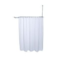 thumbnail image 5 of Utopia Alley Rustproof Wall Mounted Aluminum Hoop Shower Rod With Ceiling Support for Clawfoot Tub, 45.7 Inch Size by 22 Inch, Polished Chrome + White Shower Curtain 180x70 inch, 5 of 10