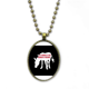 thumbnail image 1 of Los animales salvajes son seres humanos amigos Collar Colgante de cadena vintage Colección de joyas colgantes Unbranded M, 1 of 3
