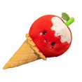 thumbnail image 1 of Muñeca de peluche con dibujos animados, helado, cono de fruta, 40 cm, 1 of 2