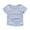Blue, variant on Timegard Infant Baby Clothes Girls Toddler Cute Short Sleeve Tee Shirts Casual Comfy Solid Color Tops