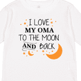 thumbnail image 4 of Inktastic I Love My Oma to the Moon and Back Boys or Girls Long Sleeve Toddler T-Shirt, 4 of 5
