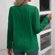 thumbnail image 4 of ICHUANYI Liquidación Mujer Impreso Casual Suelto Cuello Redondo Manga Larga Camiseta Tops Blusa ICHUANYI WER202308173506, 4 of 4