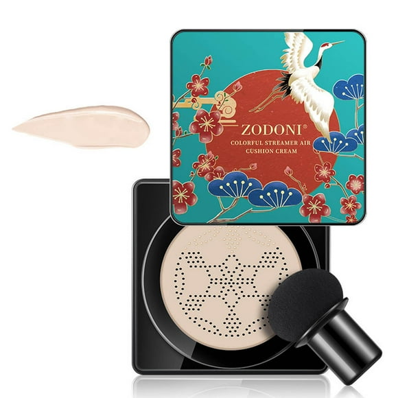 Cojín de aire Salvador Maquillaje desnudo Base de colchón de aire Iluminador a prueba de agua Blanco
