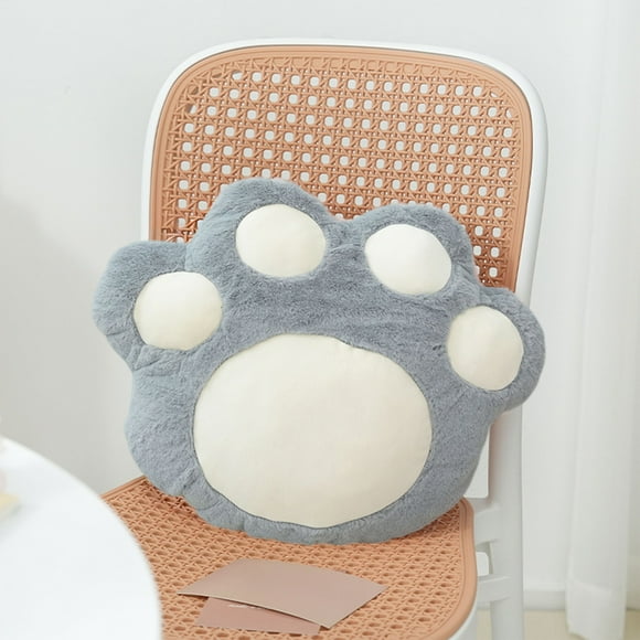 Almohadón de Piso en Forma de Garra | Poliéster Multicolor 16.5"x13" | Relleno Suave Decorativo para Hogar Oficina Sofá Cama Sala Dormitorio Alfombra | Novedad Adorable y Confortable