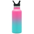 thumbnail image 3 of Simple Modern 17oz Ascent Water Bottle With Straw Lid - Stainless Steel Hydro Tumbler Flask - Double Wall Vacuum Insulated Small Reusable Metal Leakproof Ombre: Sorbet, 3 of 7