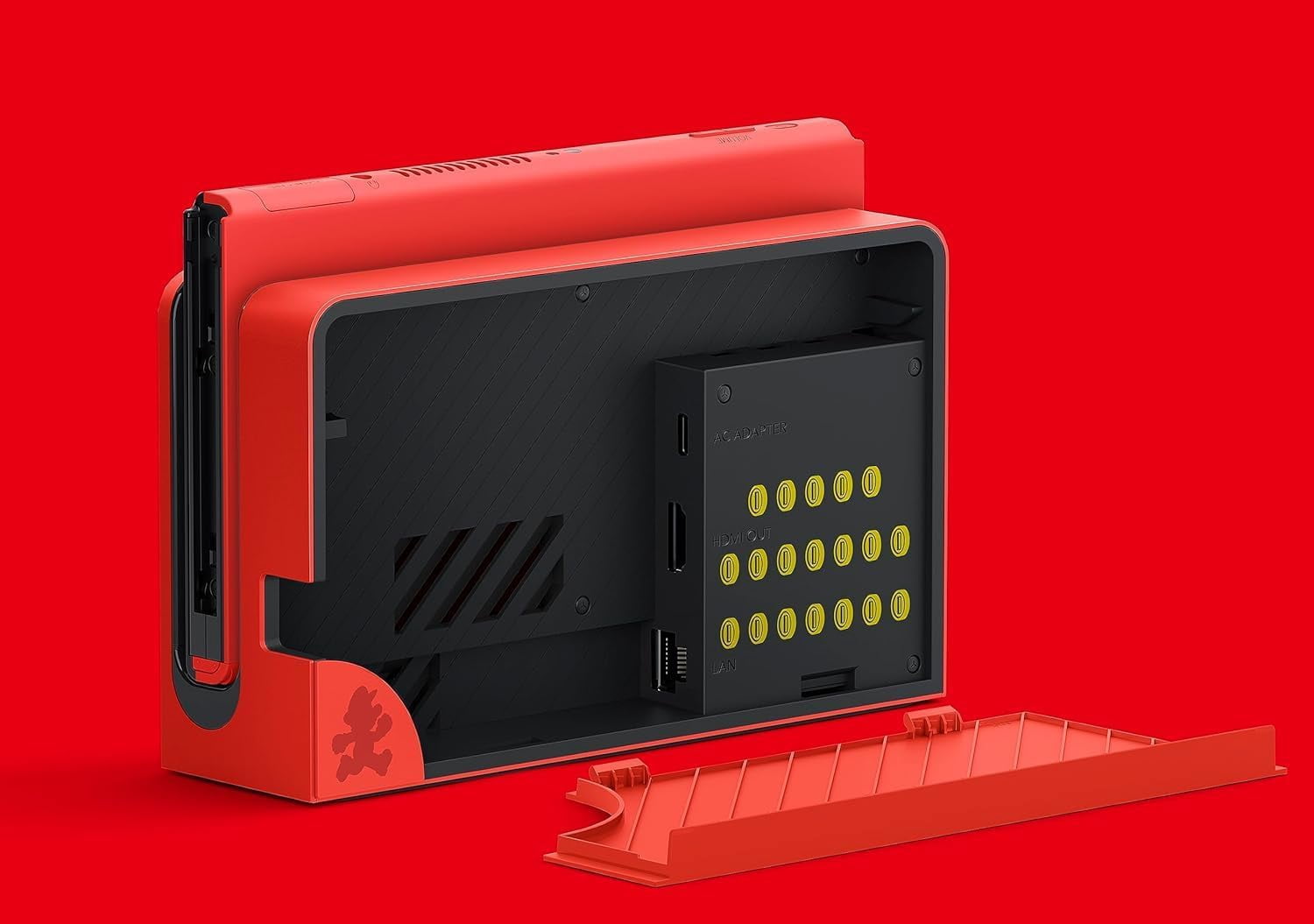 Nintendo Switch Console - OLED Model with Neon Blue and Red Joy