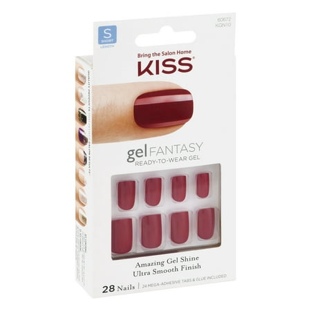 UPC 731509606720 - Kiss Gel Fantasy Ready-To-Wear Gel Nails Short ...