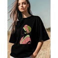 thumbnail image 3 of Women's T-Shirt,Short Sleeve Tee Shirts Casual Tops African Women Crewneck T Shirt for Women, 3 of 8