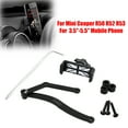 thumbnail image 2 of 360°Rotation Car Mobile Phone Holder Mount for Mini Cooper R50 R52 R53 Grey, 2 of 9