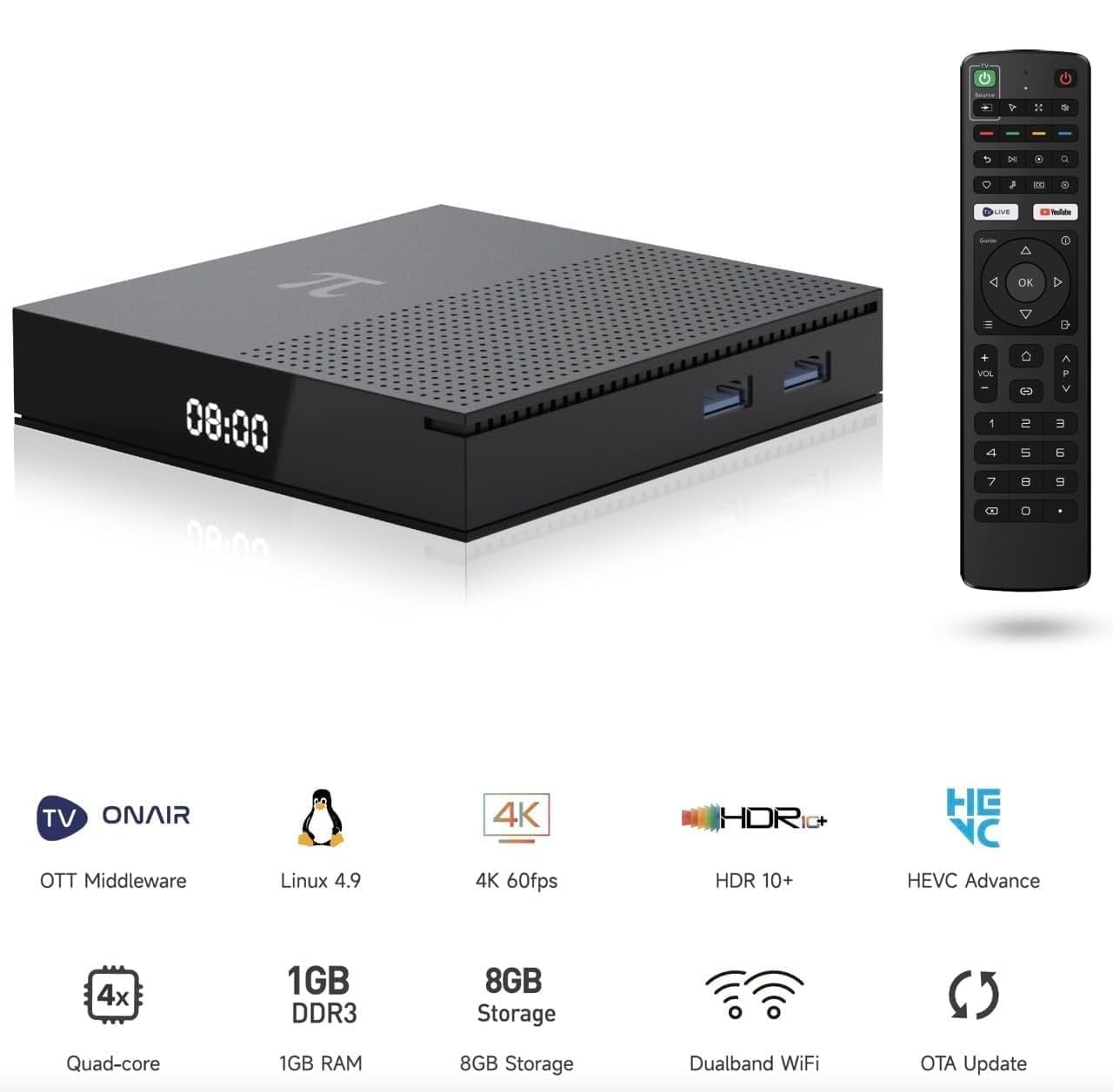 Box multimédia - RNCYN - LEMFO-X88Pro 13 - Android 13 - WiFi 6 Box multimédia - RNCYN - LEMFO-X88Pro 13 - Android 13 - WiFi 6