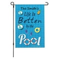 thumbnail image 1 of Pool Garden Flag Swimming Pool Yard Flags House Home Outdoor Decoration 12x18 Inch Vertical Double Sided, 1 of 1